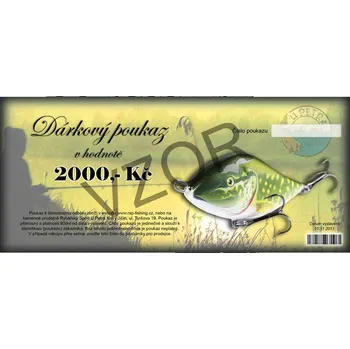 Dárkový potravinový koš Dárkový poukaz poštou *: Dárkový poukaz poštou 1000 Kč