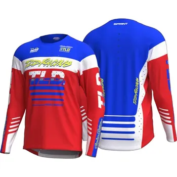 cyklistický dres TLD Dres Sprint XXL červená/modrá - 10 % pro přihlášené BFEXTRA10