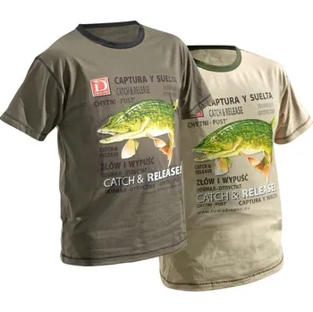 Pánské tričko Tričko DRAGON - Štika pískové velikost M