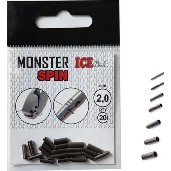 ICE Fish Krimpovací trubičky Monster Spin 20ks *: Krimpovací trubičky Monster Spin 20ks 2,0mm