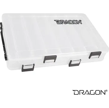 Pouzdro na rybářské vybavení Krabička na woblery Dragon oboustranná 28cm