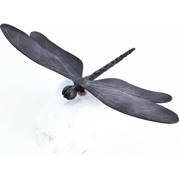 Zahradní dekorace Ondracek Design Vážka na kameni - kovová dekorace