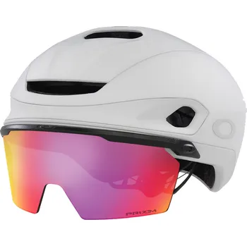 Cyklistické kalhoty Cyklistická helma Oakley ARO7 Road EU Matte White/Prizm Road