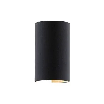 Nástěnné svítidlo RED - DESIGN RENDL RON W 15/25 nástěnná Polycotton černá/bílé PVC 230V E27 15W - RED - DESIGN RENDL RED R14544