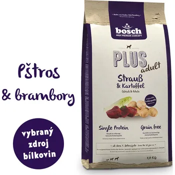 Krmivo pro psa Bosch HPC PLUS Adult Ostrich & Potato 1 kg