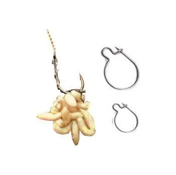 Rybářský háček JSA Drátky na červy - 10ks *: Drátky na červy - 10ks Ø 8mm