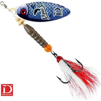 Umělá nástraha Dragon Rotační třpytka VIPER De Luxe plotice *: Rotační třpytka VIPER De Luxe plotice Velikost 3 (12g)