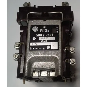Stykač Stykač EPM V03C cívka 24V 48V 110V 220V 380V 50Hz 25A Varianta: V03C 220V cívka