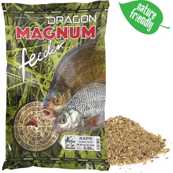 Návnadová surovina Vnadící směs Dragon MAGNUM FEEDER Kapr exotické ovoce 2,5kg