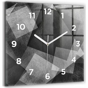 Hodiny Nástěnné hodiny Wallfluent černé 30 cm