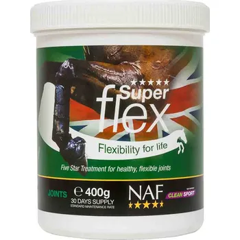NAF Superflex Powder 400g - přípravek na klouby pro koně