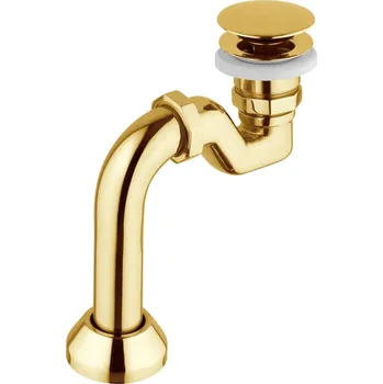 Sifon Besco Vanový sifón VS RETRO G, barva: zlatá - pro vany AMELIA, OTYLIA, OLAYA