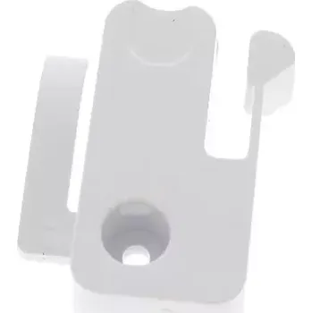 Příslušenství pro lednici Pravá zarážka dveří Whirlpool Indesit C00506172 pro mrazničky - originální náhradní díl 53×40×23 mm z odolného plastu zajišťující správné zavírání dveří