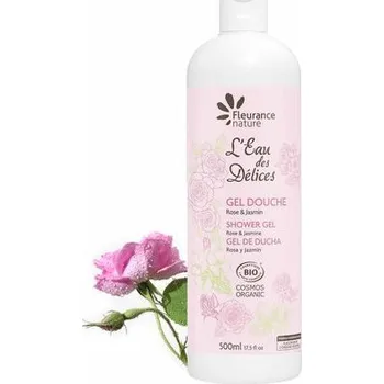 Sprchový gel FLEURANCE NATURE Sprchový gel l'Eau des Délices Rose Jasmin 500ml