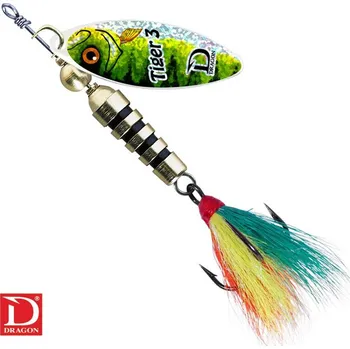 Umělá nástraha Dragon Rotační třpytka TIGER De Luxe okoun *: Rotační třpytka TIGER De Luxe okoun Velikost 1 (6g)