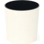 Lamela LAMELA, květináč MALWA DLUTO-vroubek 300 mm, krémový