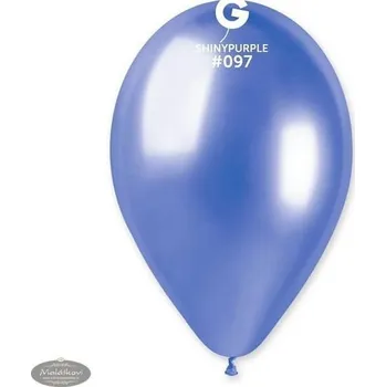 Balónek SMART Balónky chromované 50 ks fialové lesklé - průměr 33 cm
