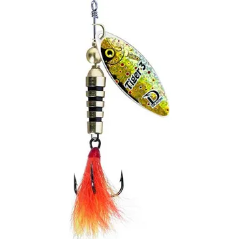 Umělá nástraha Dragon Rotační třpytka TIGER De Luxe pstruh *: Rotační třpytka TIGER De Luxe pstruh Velikost 1 (6g)