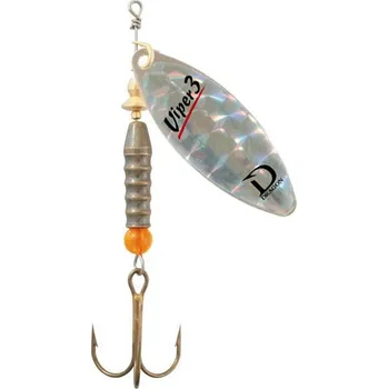 Umělá nástraha Dragon Rotační třpytka VIPER stříbrná/holo *: Rotační třpytka VIPER stříbrná/holo Velikost 1 (5g)