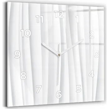 Hodiny Nástěnné hodiny Wallfluent bílé 30 cm