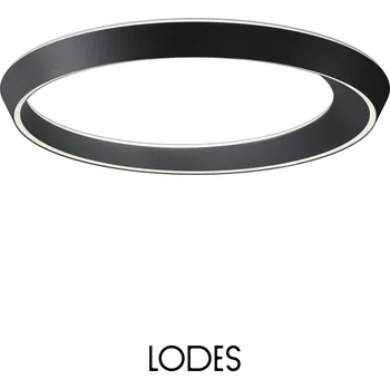 Lodes Designové LED stropní svítidlo Tidal Ø 75 cm, 1x46W Barva: Matná černá, Teplota světla: 3000K - teplá bílá