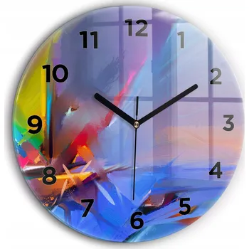 Hodiny Nástěnné hodiny Wallfluent modré 60 cm