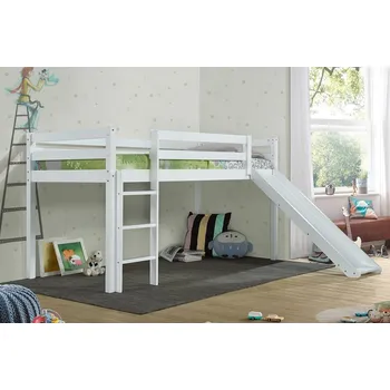 Postel Patrová postel SLIDE se skluzavkou, bílá