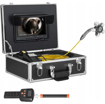 Zabezpečení domácnosti VEVOR Inspekční kamera do potrubí 30M s lokátorem 512Hz, 9\" HD displej 1080P