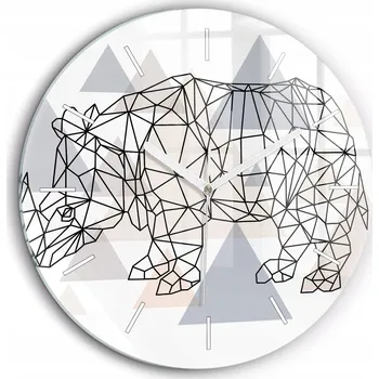 Hodiny Nástěnné hodiny Wallfluent béžové 60 cm