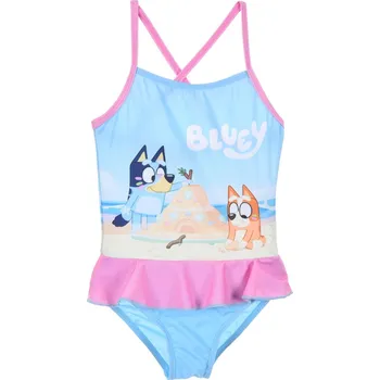 Dívčí plavky Modro-růžové dívčí jednodílné plavky Bluey Velikost: 110