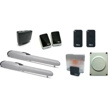 Pohon brány NICE S.p.A. Sada motorů WINGO pro křídlové brány 2x 2m s dálkovým ovládáním s možností indikace stavu