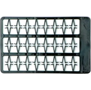 Zarážka na boilie V, Mivardi, hnědá, vel. M, 2 x 48 ks