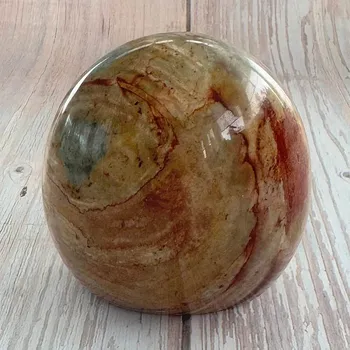 Jaspis polychromní leštěný freeform Madagaskar TP5 č. 7 cca 7,3 x 7,8 cm, 365 g