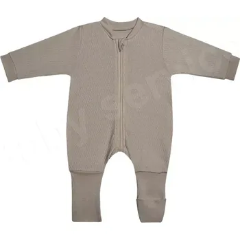 Dupačky Rostoucí overal jednobarevný Vlnky béžový Baby Service velikost 86