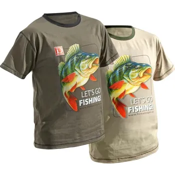 Pánské tričko Tričko DRAGON - Okoun *: Tričko DRAGON - Okoun pískové velikost M