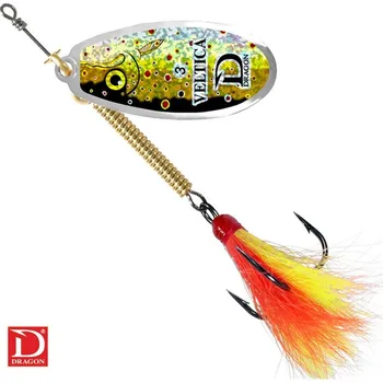 Umělá nástraha Dragon Rotační třpytka VELTICA Light De Luxe pstruh *: Rotační třpytka VELTICA Light De Luxe pstruh Velikost 1 (4g)