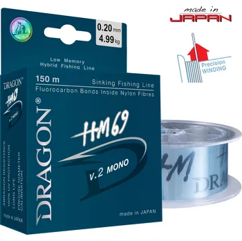 Vlasec DRAGON HM69 v.2 Mono 150m *: Vlasec DRAGON HM69 150m 0,141mm 2,71kg