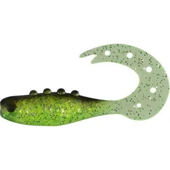 Umělá nástraha Ripper DRAGON Hitman zelená/černá/stříbrný glit. *: Ripper DRAGON Hitman zelená/černá/stříbrný glit. 4,0" (10,0cm) 3ks