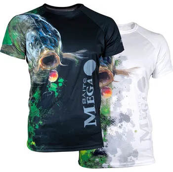 Pánské tričko Tričko DRAGON CoolMax kapr *: Tričko DRAGON CoolMax kapr - černé L