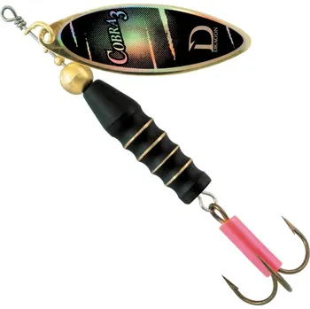 Umělá nástraha Dragon Rotační třpytka COBRA zlatá/černá *: Rotační třpytka COBRA zlatá/černá Velikost 2 (17g)