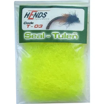 Umělá nástraha Srst HENDS Seal-Tuleň T03 fluo žlutá
