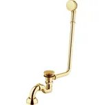 Besco Vanový sifón s přepadem VS RETRO P G, barva: zlatá - pro vany OTYLIA, OLAYA