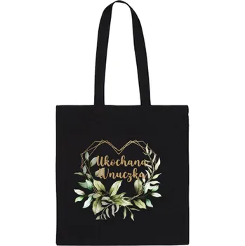 Obraz Nákupní taška černá bavlna