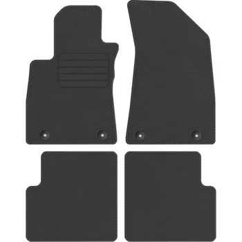 autokoberec Kobercové rohože Edecor velurové 4 ks