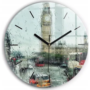 Hodiny Nástěnné hodiny Wallfluente červené 30 cm