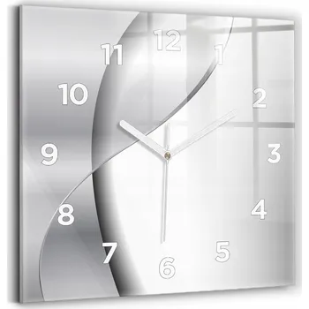 Hodiny Nástěnné hodiny Wallfluent bílé 30 cm