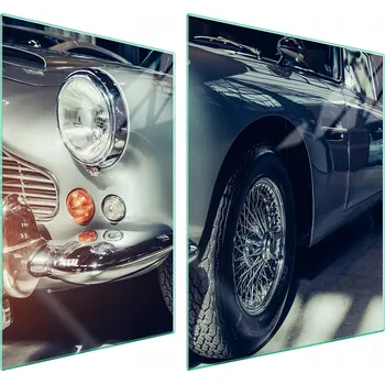 Obraz Skleněná ochranná deska na sporák 70x52 Auto