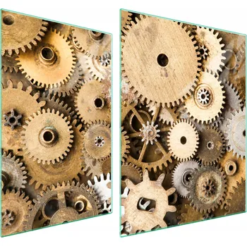 Obraz Skleněná ochranná deska na sporák 70x52 Vintage