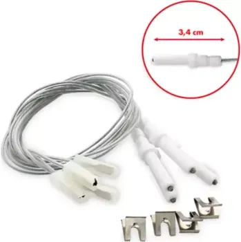 Příslušenství pro troubu Sada 4 ks zapalovacích svíček do sporáku Whirlpool Indesit - C00053244