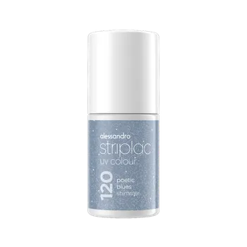 Lak na nehty Alessandro Striplac UV lak Poetic Blues Shimmer 6,5 ml